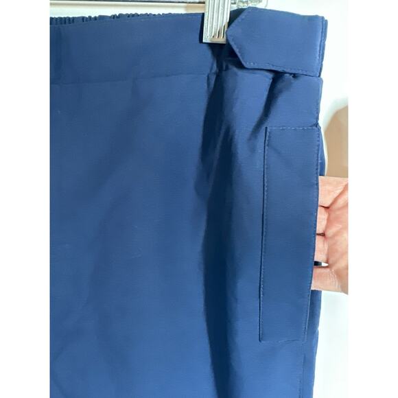 Tourney Vintage Men's GoreTex Rain Pants Waterproof Golf Navy Blue Zip Cuffs L - Picture 5 of 12